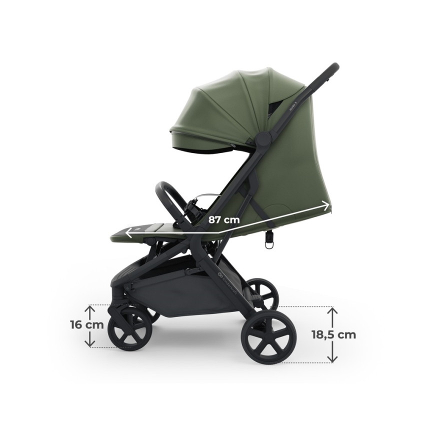 KINDERKRAFT SELECT - Wózek spacerowy NUBI 3 Mystic Green