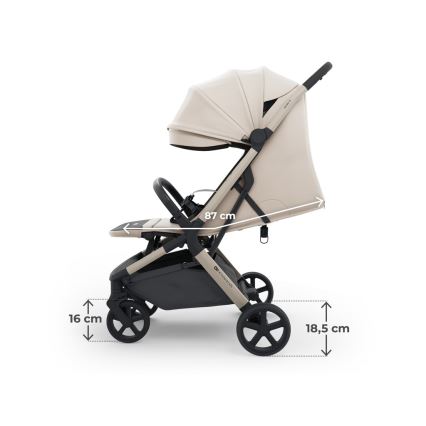 KINDERKRAFT SELECT - Wózek spacerowy NUBI 3, piaskowo-beżowy