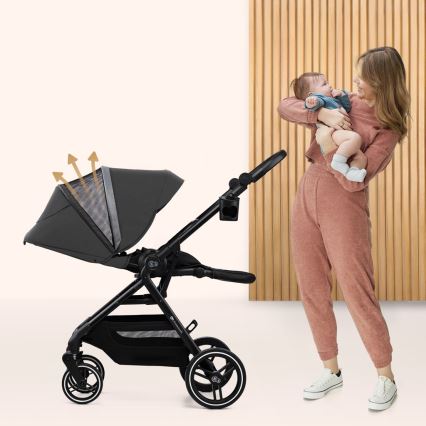 KINDERKRAFT SELECT - Wózek spacerowy YOXI Moonlight Grey
