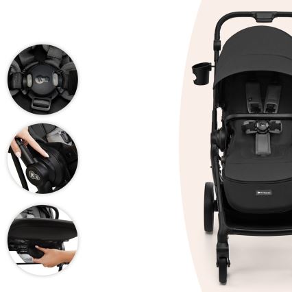 KINDERKRAFT SELECT - Wózek spacerowy YOXI Moonlight Grey