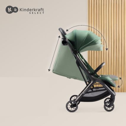 KINDERKRAFT SELECT - Wózek sportowy NUBI 2 zielony