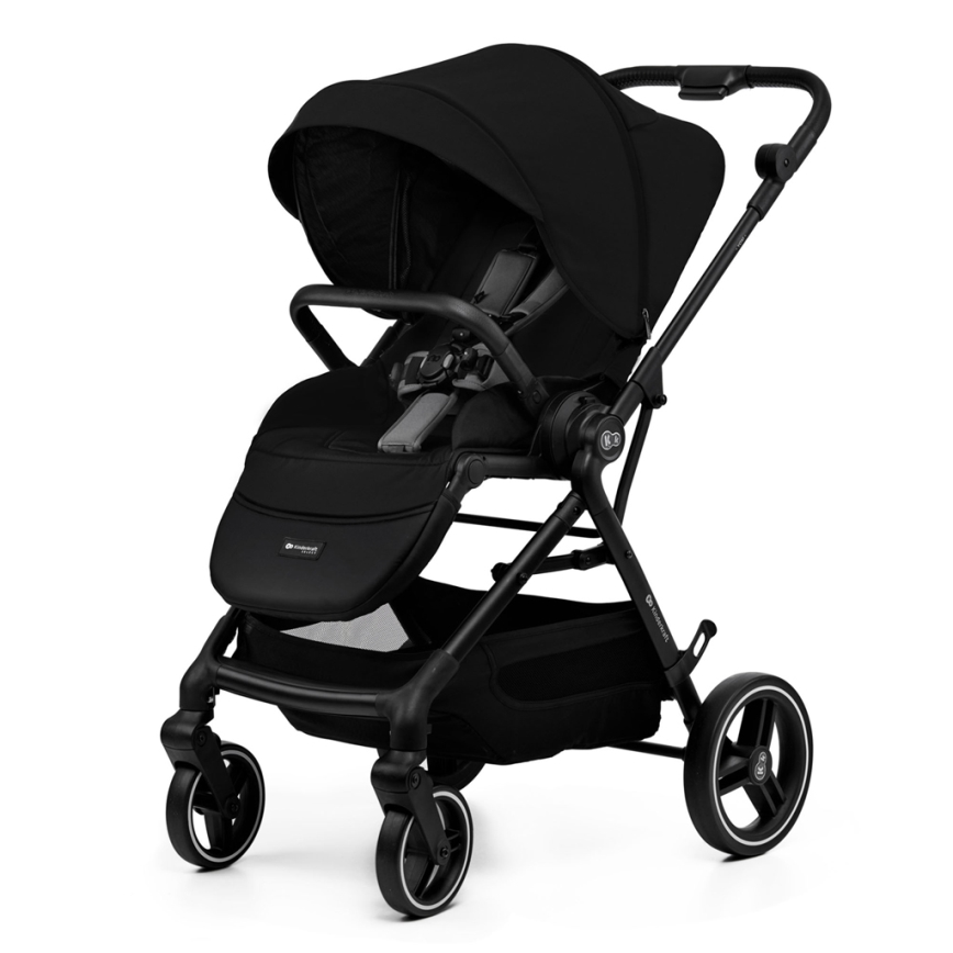 KINDERKRAFT SELECT - Wózek wielofunkcyjny 2w1 YOXI Czysta czerń