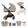 KINDERKRAFT SELECT - Wózek wielofunkcyjny 2w1 YOXI Sand beige