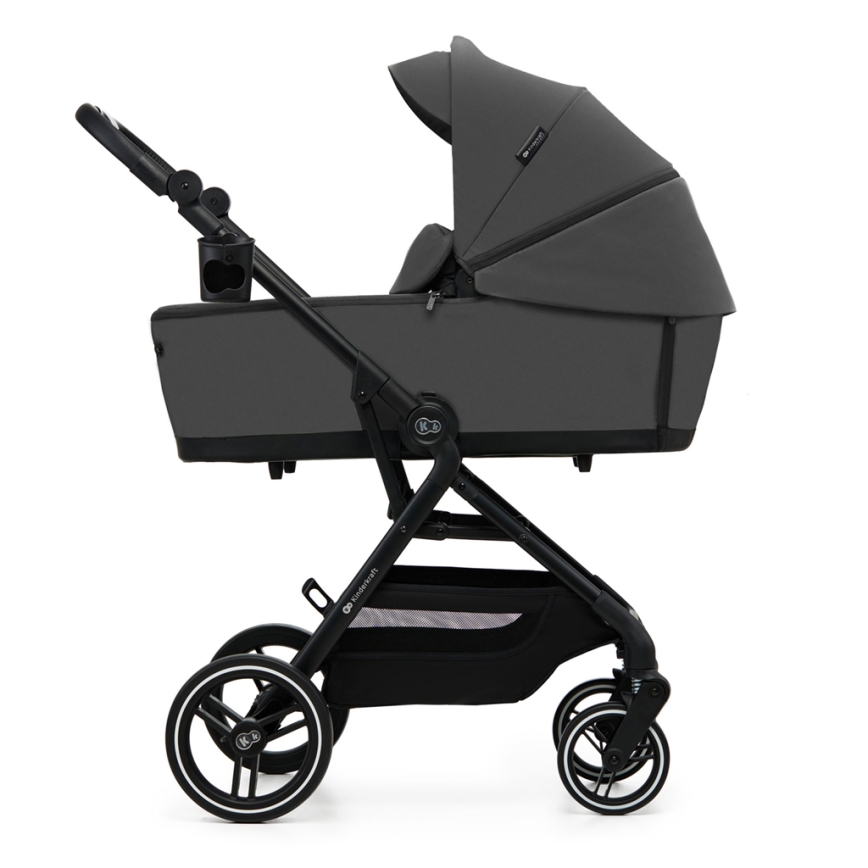 KINDERKRAFT SELECT - Wózek wielofunkcyjny 2w1 YOXI Szary księżycowy