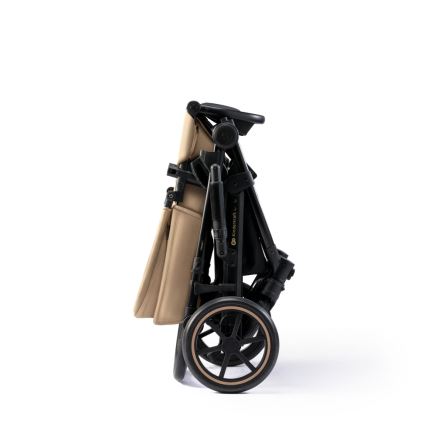 KINDERKRAFT SELECT - Wózek wielofunkcyjny 3w1 PRIME 2 Premium Sandrose beige + fotelik samochodowy
