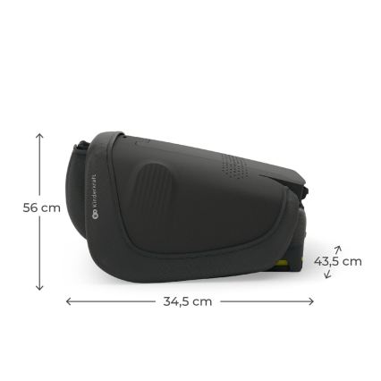 KINDERKRAFT - Składany fotelik samochodowy UNITY 2 i-Size 100-150 cm czarny