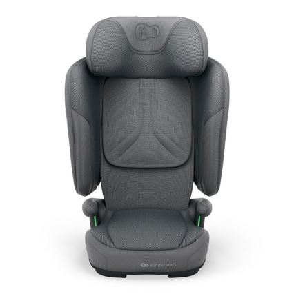 KINDERKRAFT - Składany fotelik samochodowy UNITY 2 i-Size 100-150 cm szary