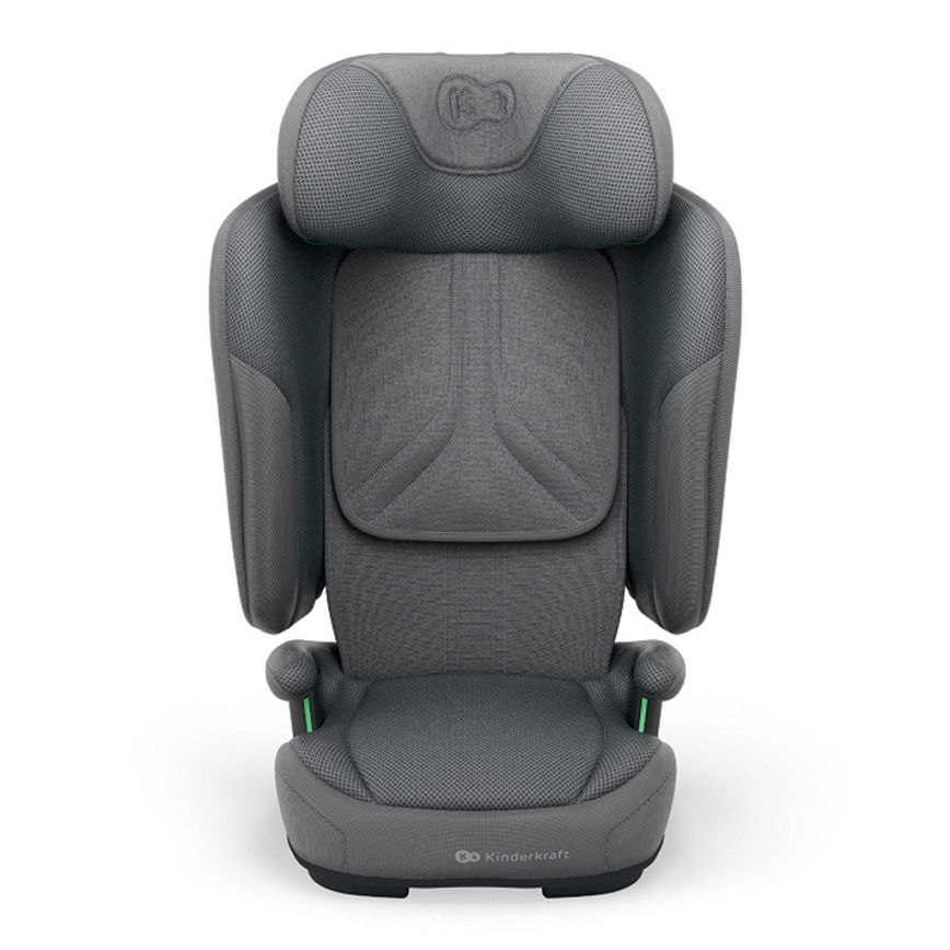 KINDERKRAFT - Składany fotelik samochodowy UNITY 2 i-Size 100-150 cm szary