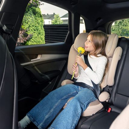 KINDERKRAFT - Składany fotelik samochodowy XPAND 2 PRO 100-150 cm beżowy