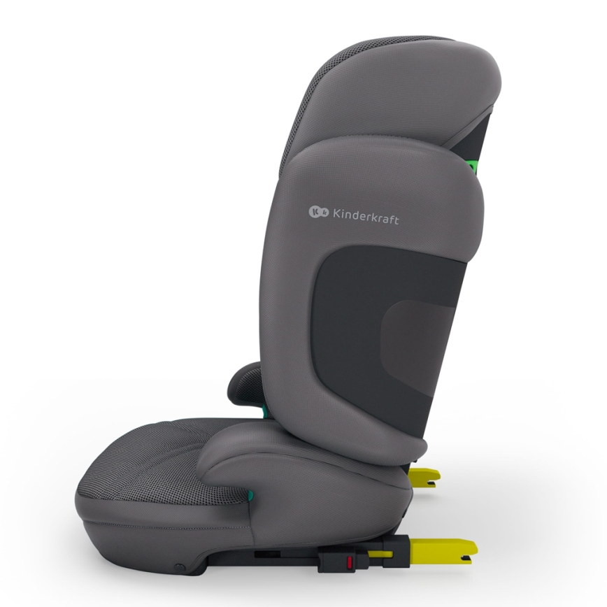KINDERKRAFT - Składany fotelik samochodowy XPAND 2 PRO 100-150 cm szary