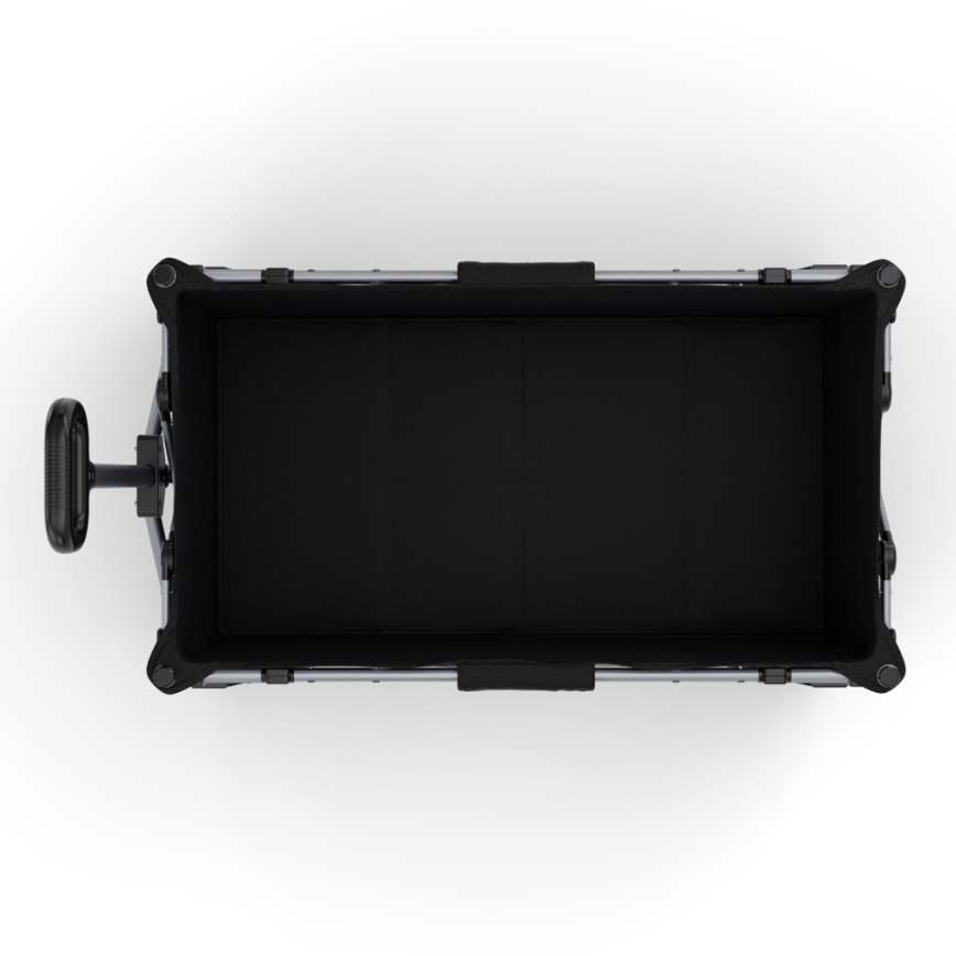 KINDERKRAFT - Składany wózek transportowy WAGON ROLLSTER czarny