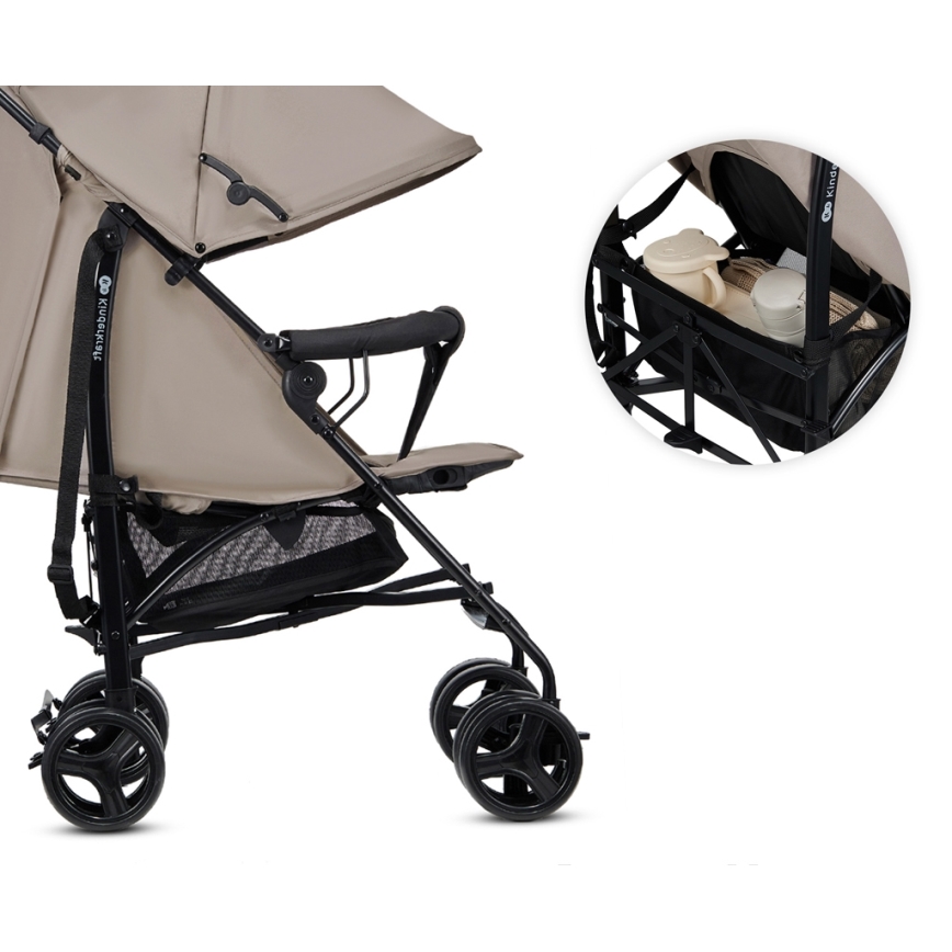 KINDERKRAFT - Wózek spacerowy TIK beżowy