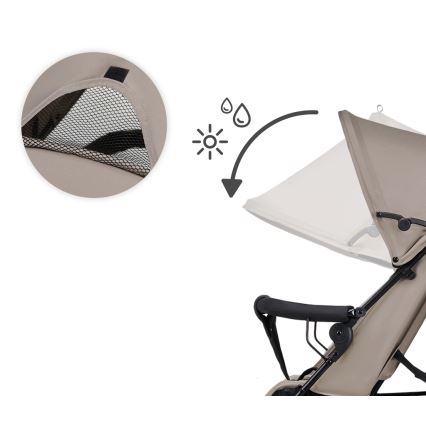 KINDERKRAFT - Wózek spacerowy TIK beżowy