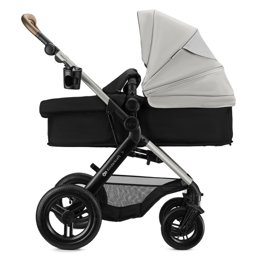 KINDERKRAFT - Wielofunkcyjny wózek 3w1 MOOV 2 XL Air Grey