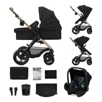 KINDERKRAFT - Wózek 3w1 MOOV 2 XL Air Black
