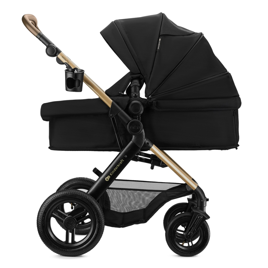 KINDERKRAFT - Wózek 3w1 MOOV 2 XL Air Black