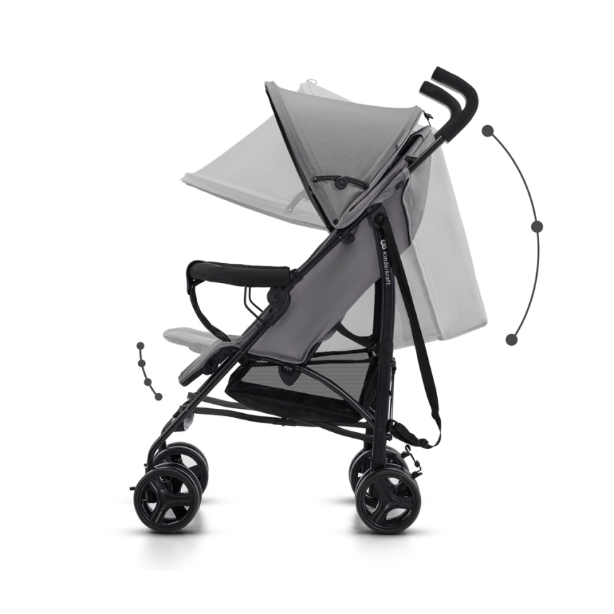 KINDERKRAFT - Wózek golfowy TIK Stone grey