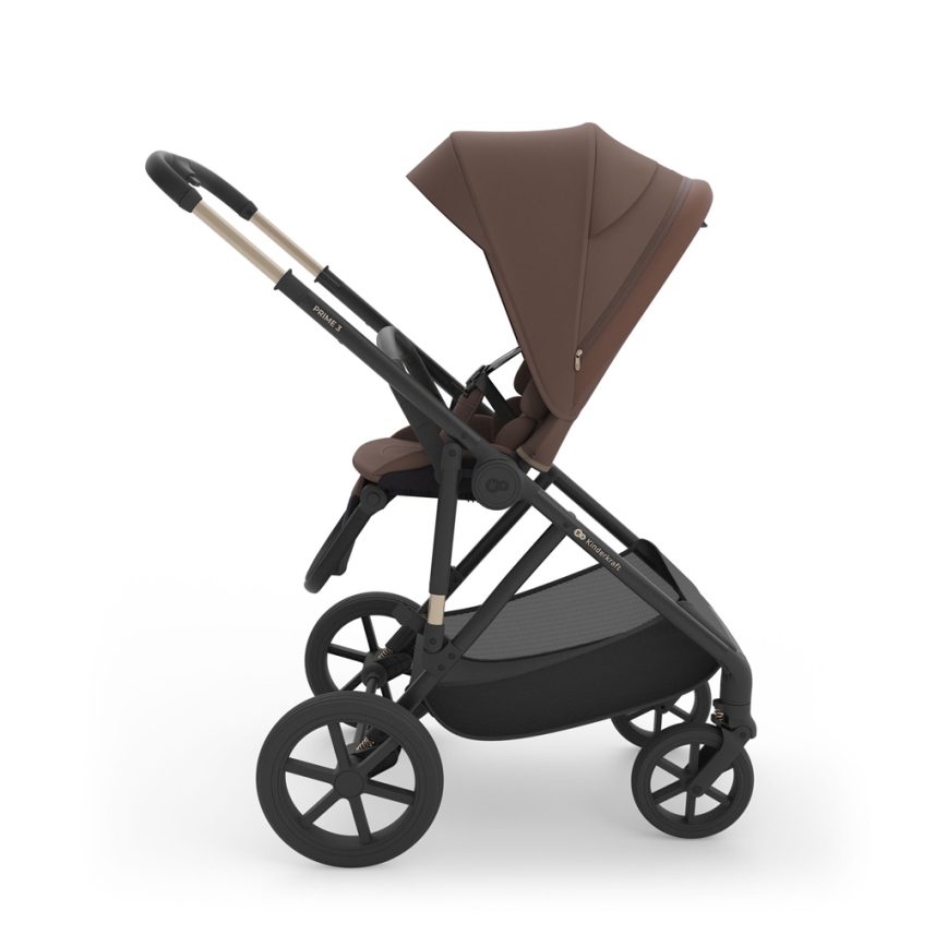 KINDERKRAFT - Wózek kombinowany 3w1 PRIME 3 Velvet Mocca