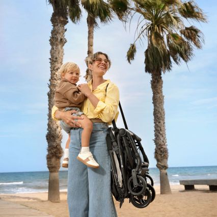 KINDERKRAFT - Wózek spacerowy INDY 3 Coal Black