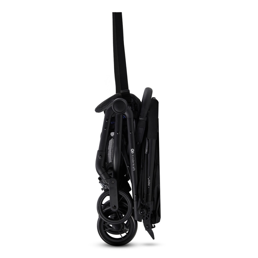 KINDERKRAFT - Wózek spacerowy INDY 3 Coal Black