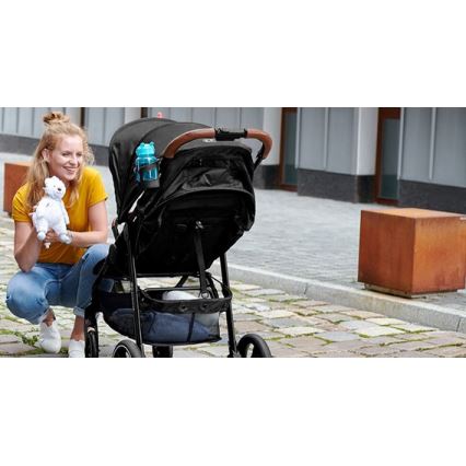 KINDERKRAFT - Wózek sportowy GRANDE PLUS czarny
