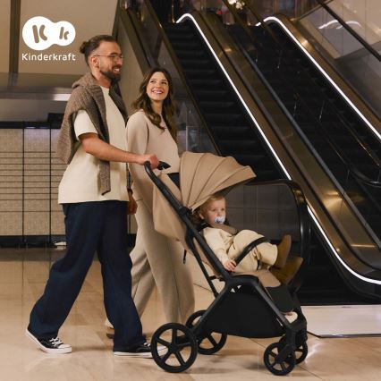 KINDERKRAFT - Wózek sportowy LOOM beżowy
