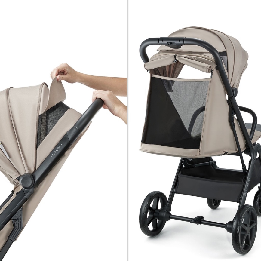 KINDERKRAFT - Wózek sportowy LOOM beżowy