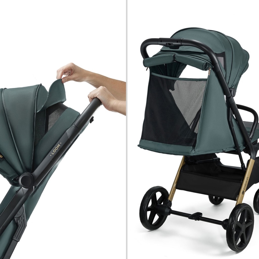 KINDERKRAFT - Wózek sportowy LOOM zielony