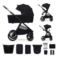 KINDERKRAFT - Wózek wielofunkcyjny 2w1 NEA 2 Midnight black