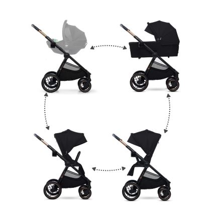 KINDERKRAFT - Wózek wielofunkcyjny 2w1 NEA 2 Midnight black