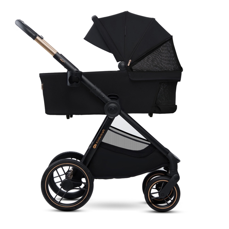KINDERKRAFT - Wózek wielofunkcyjny 2w1 NEA 2 Midnight black