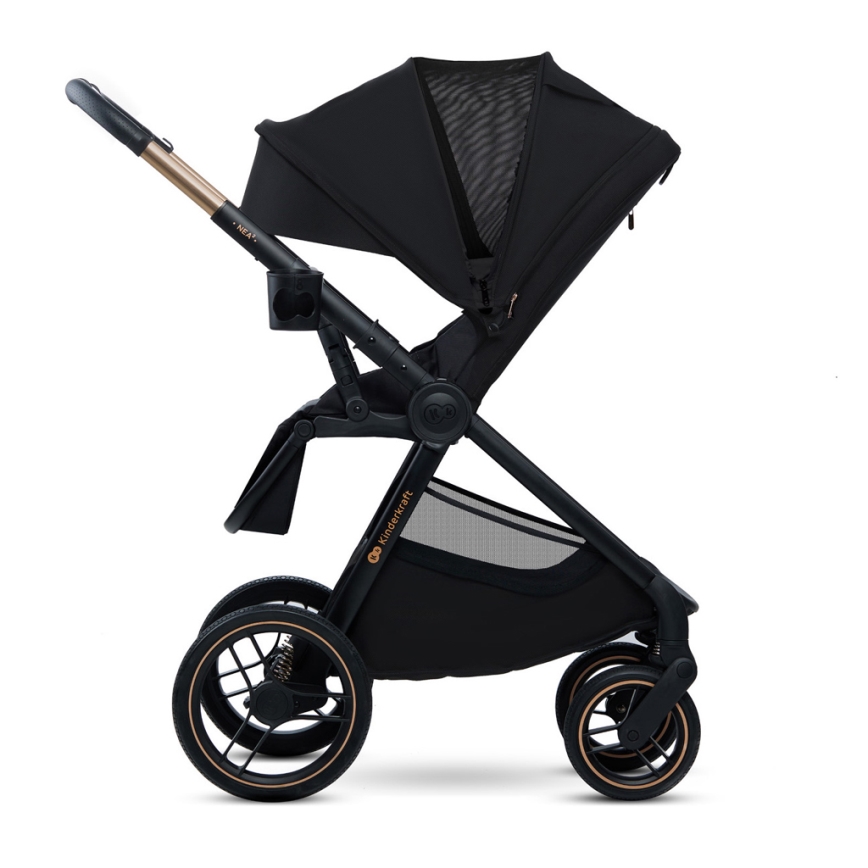 KINDERKRAFT - Wózek wielofunkcyjny 2w1 NEA 2 Midnight black