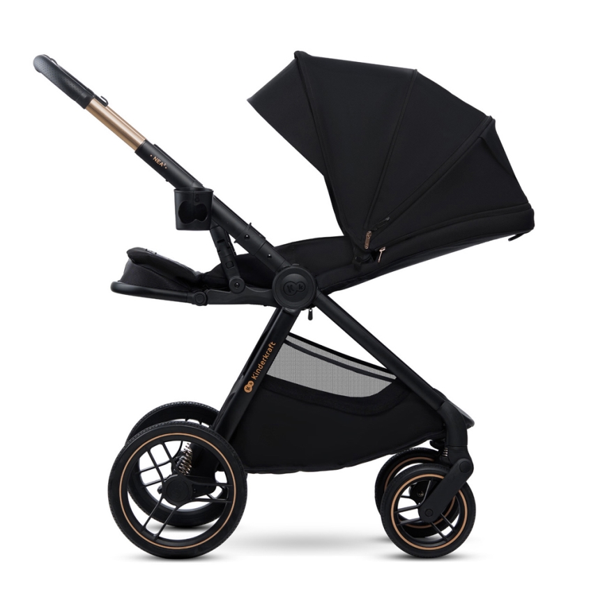 KINDERKRAFT - Wózek wielofunkcyjny 2w1 NEA 2 Midnight black