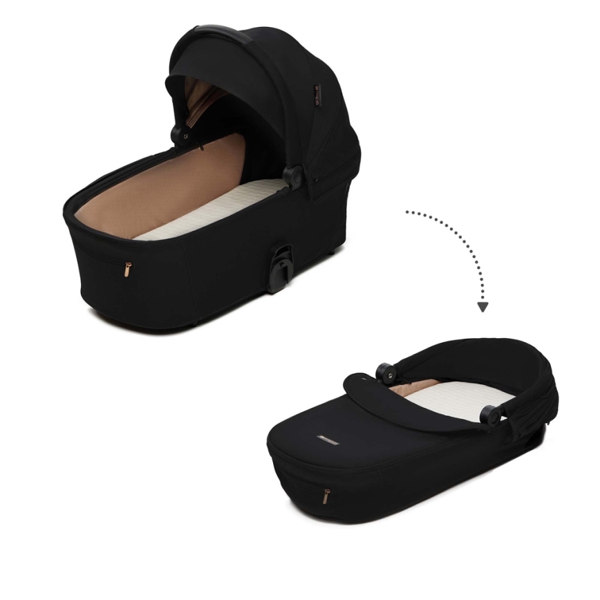 KINDERKRAFT - Wózek wielofunkcyjny 2w1 NEA 2 Midnight black