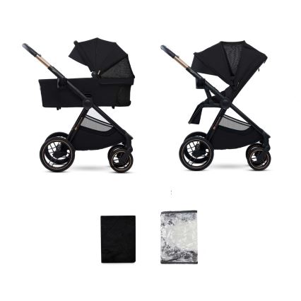 KINDERKRAFT - Wózek wielofunkcyjny 2w1 NEA 2 Midnight black