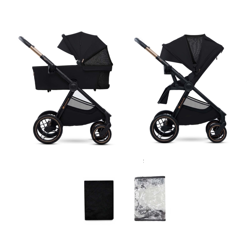 KINDERKRAFT - Wózek wielofunkcyjny 2w1 NEA 2 Midnight black