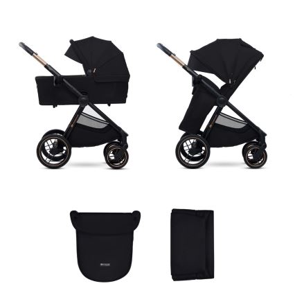 KINDERKRAFT - Wózek wielofunkcyjny 2w1 NEA 2 Midnight black