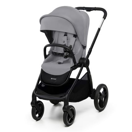 KINDERKRAFT - Wózek wielofunkcyjny 2w1 NEA 2 Platinum szary