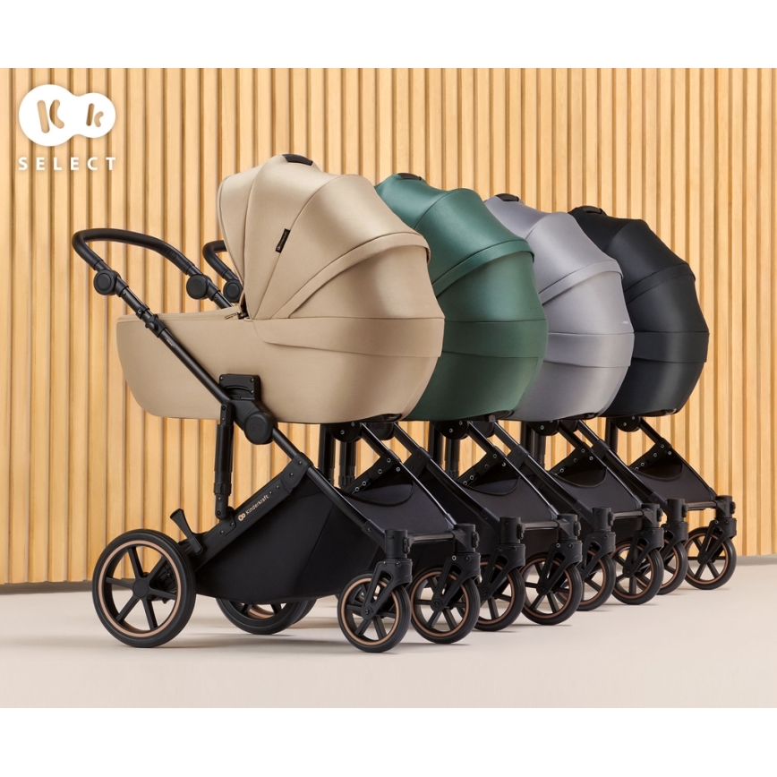 KINDERKRAFT - Wózek wielofunkcyjny 2w1 PRIME 2 czarny