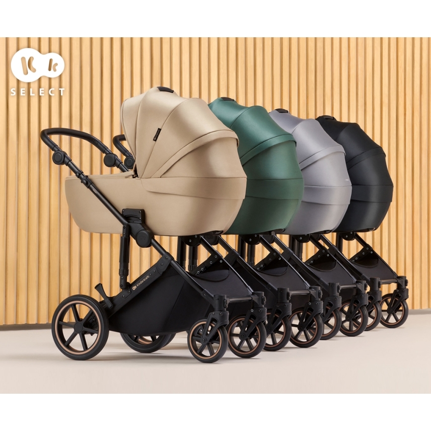 KINDERKRAFT - Wózek wielofunkcyjny 2w1 PRIME 2 szary