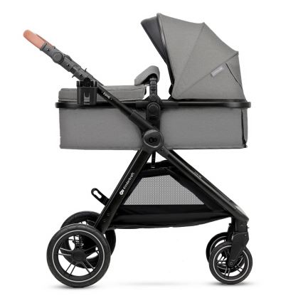 KINDERKRAFT - Wózek wielofunkcyjny 3w1 ESME Moonlight grey + fotelik samochodowy MINK PRO