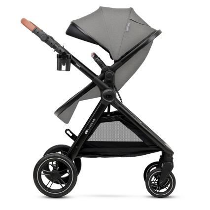 KINDERKRAFT - Wózek wielofunkcyjny 3w1 ESME Moonlight grey + fotelik samochodowy MINK PRO