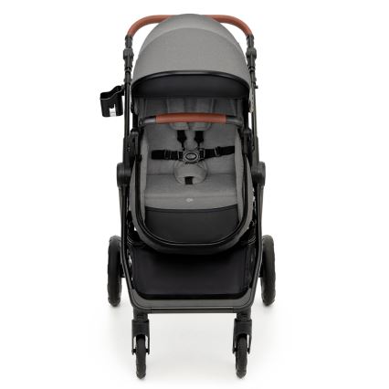 KINDERKRAFT - Wózek wielofunkcyjny 3w1 ESME Moonlight grey + fotelik samochodowy MINK PRO