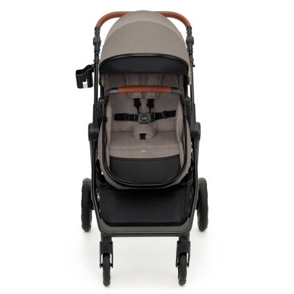 KINDERKRAFT - Wózek wielofunkcyjny 3w1 ESME Sand beige + fotelik samochodowy MINK PRO