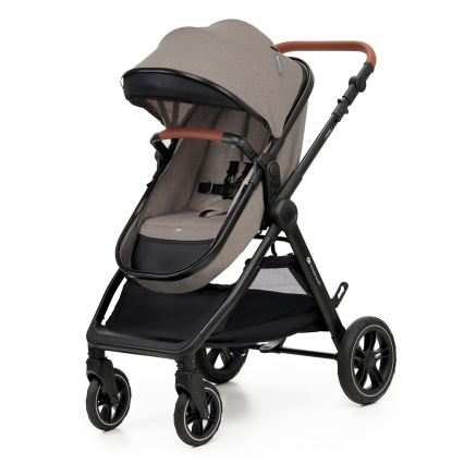 KINDERKRAFT - Wózek wielofunkcyjny 3w1 ESME Sand beige + fotelik samochodowy MINK PRO