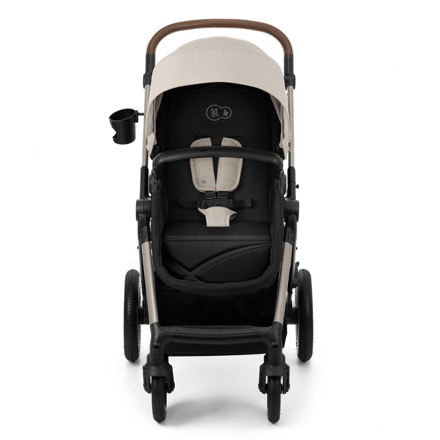KINDERKRAFT - Wózek wielofunkcyjny 3w1 MOOV 2 AIR Moonlight grey + fotelik samochodowy MINK PRO