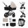 KINDERKRAFT - Wózek wielofunkcyjny 3w1 MOOV 2 AIR Moonlight grey + fotelik samochodowy MINK PRO