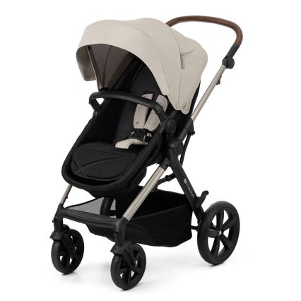 KINDERKRAFT - Wózek wielofunkcyjny 3w1 MOOV 2 Moonlight grey + fotelik samochodowy MINK PRO