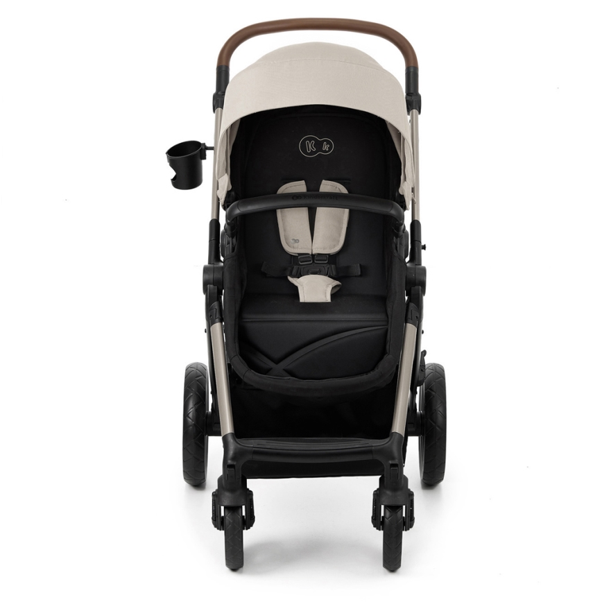 KINDERKRAFT - Wózek wielofunkcyjny 3w1 MOOV 2 Moonlight grey + fotelik samochodowy MINK PRO