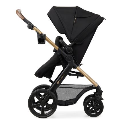 KINDERKRAFT - Wózek wielofunkcyjny 3w1 MOOV 2 Pure black + fotelik samochodowy MINK PRO